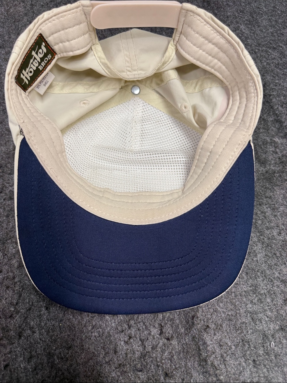 Howler Brothers Cream HB Chargers Patch Hat with Red, Blue, Yellow Accents - Picture 8 of 8